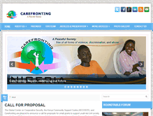Tablet Screenshot of carefronting.org